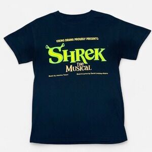 2017 Shrek the musical black T-shirt